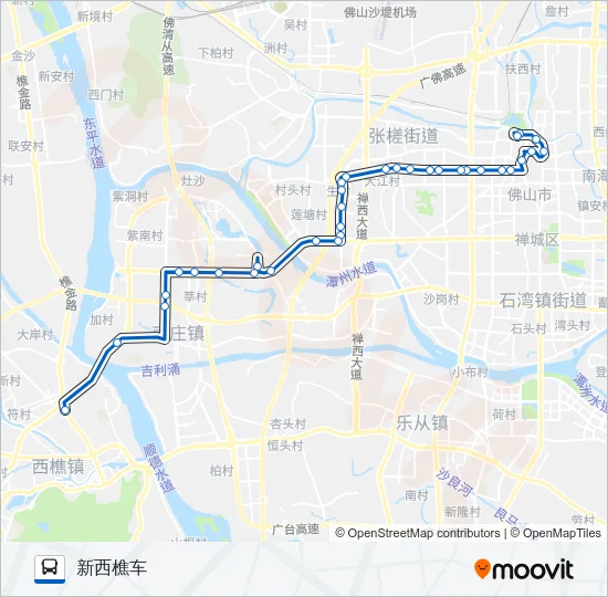 K2路 Bus Line Map