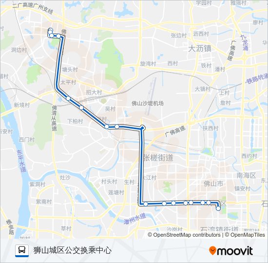 公交K3路的线路图