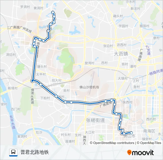 K5路 Bus Line Map