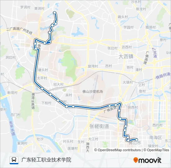 K5路 Bus Line Map