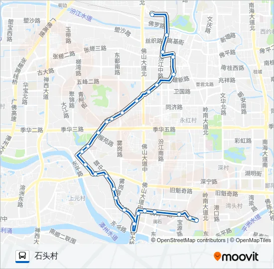 101路 Bus Line Map