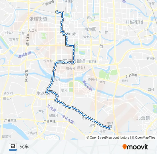 103路 Bus Line Map