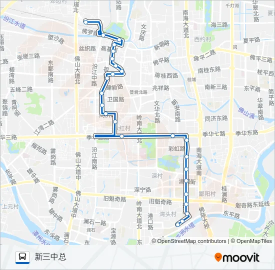 106路 Bus Line Map