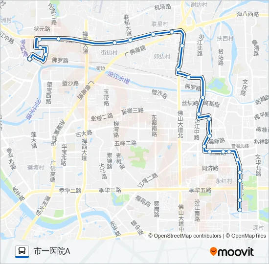 107路 Bus Line Map