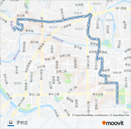 107路 Bus Line Map