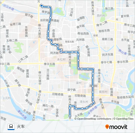 111路 Bus Line Map