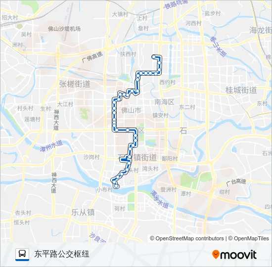 113路 Bus Line Map