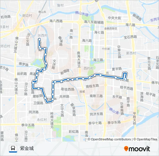 114路 Bus Line Map