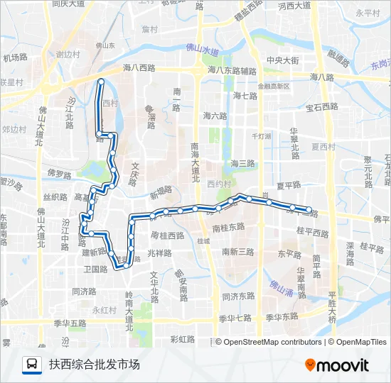 114路 Bus Line Map