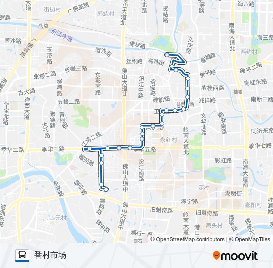 公交115路的线路图