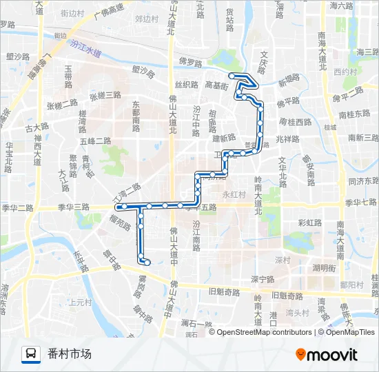 115路 Bus Line Map