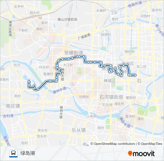 117路 Bus Line Map
