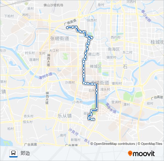 公交118路的线路图