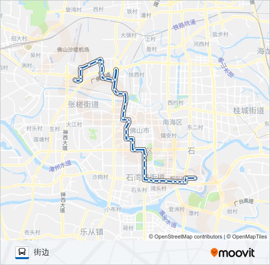 公交122路的线路图