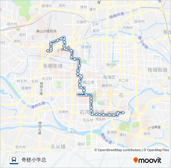122路 Bus Line Map