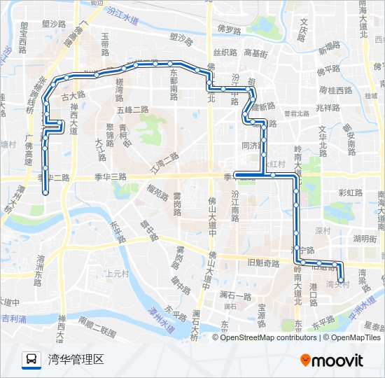 公交123路的线路图
