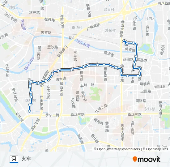 124路 Bus Line Map