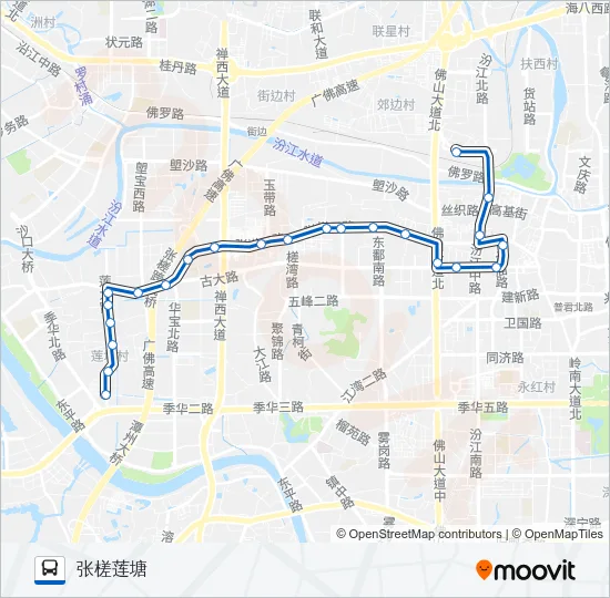 124路 Bus Line Map