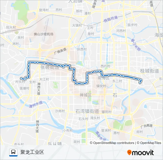 125路 Bus Line Map