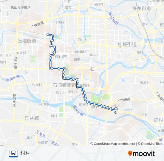 127路 Bus Line Map