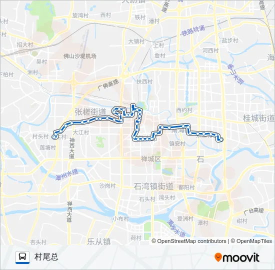 128路 Bus Line Map