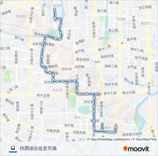 130路 Bus Line Map