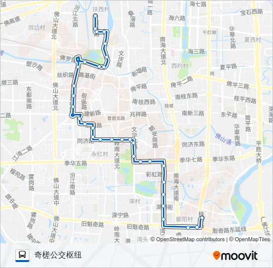 130路 Bus Line Map