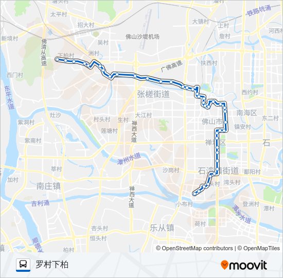 公交131路的线路图