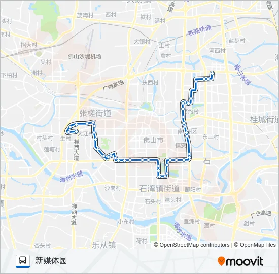 132路 Bus Line Map