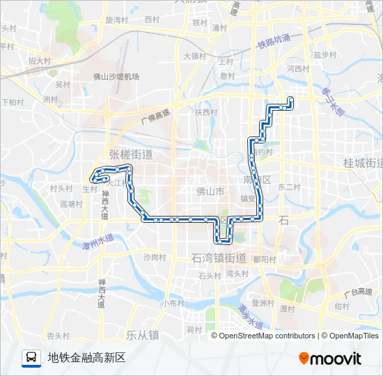 132路 Bus Line Map
