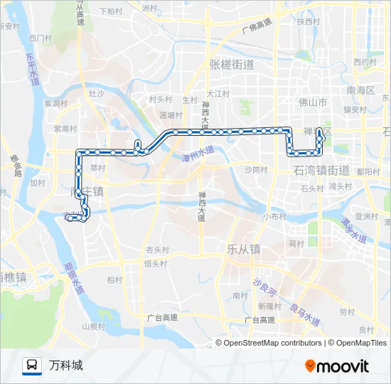 133路 Bus Line Map