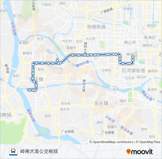 133路 Bus Line Map