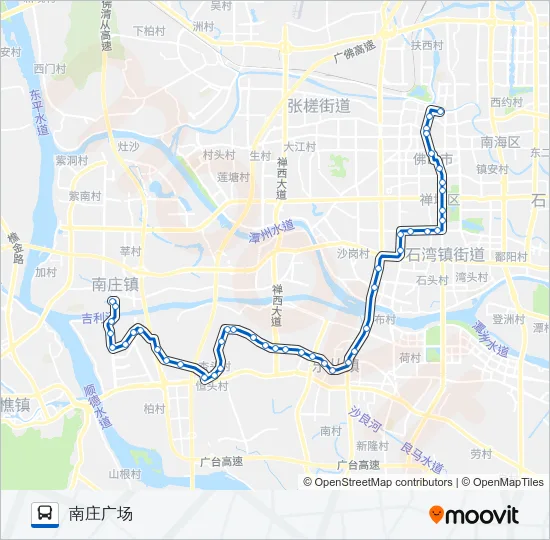 135路 Bus Line Map