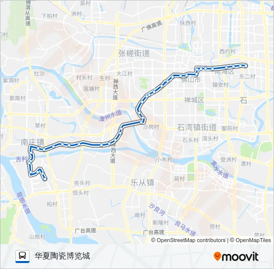 136路 Bus Line Map