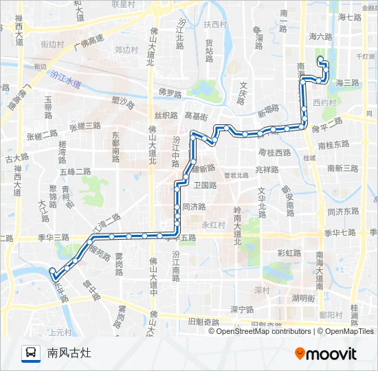 137路 Bus Line Map