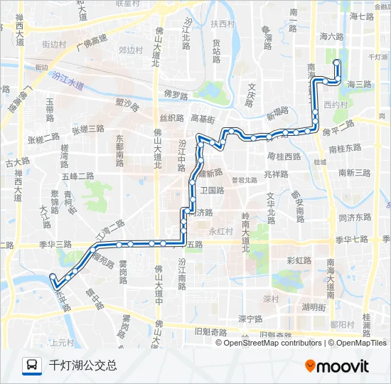 137路 Bus Line Map