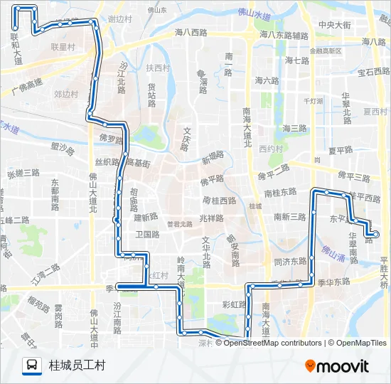 138路 Bus Line Map