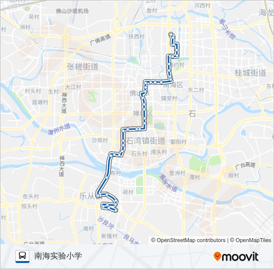 公交139路的线路图