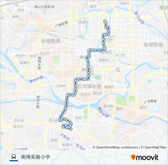 公交139路的线路图