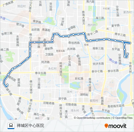 140路 Bus Line Map