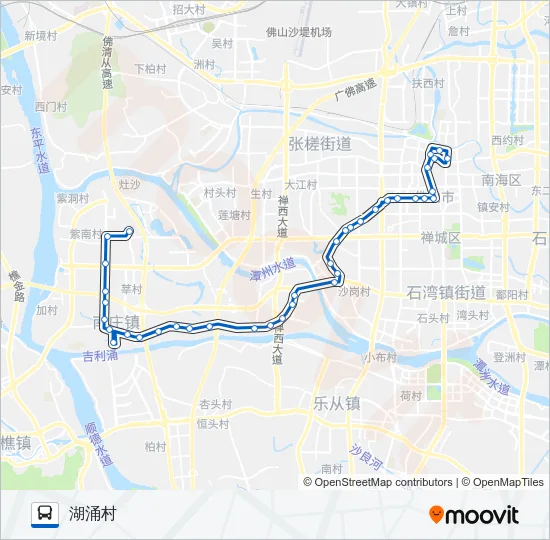 143路 Bus Line Map