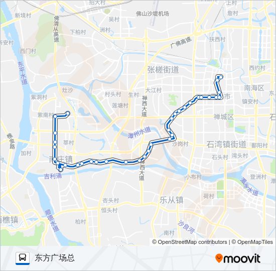 公交143路的线路图
