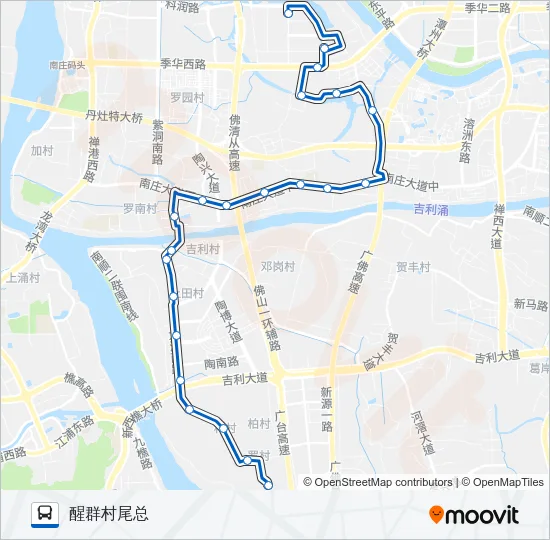 144路 Bus Line Map