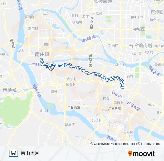 145路 Bus Line Map