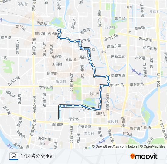 公交146路的线路图