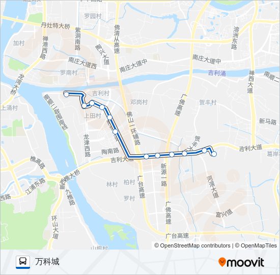 公交147路的线路图