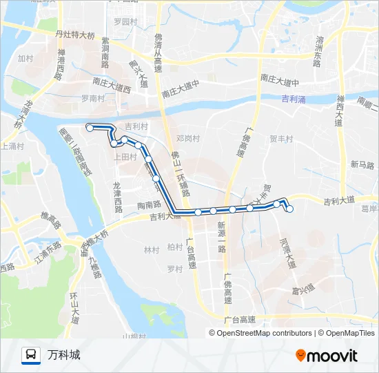 147路 Bus Line Map