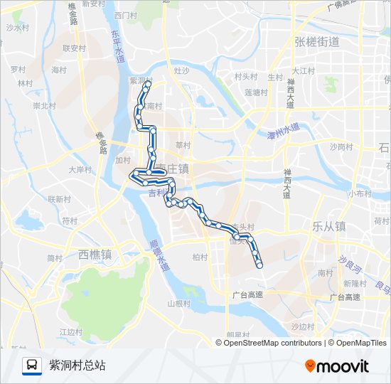 公交148路的线路图