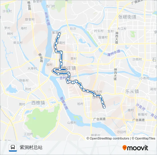 148路 Bus Line Map