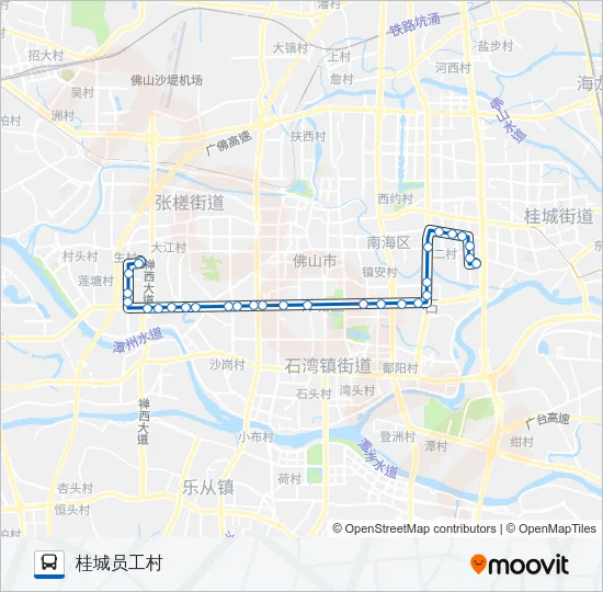 151路 Bus Line Map